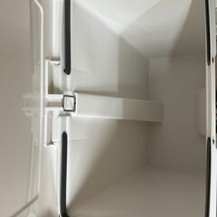 フタ付きゴミ箱 エバンペダルワイド 軽いペダル 45L 白 奥行スリム アスベル A6006の画像