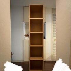 カラーボックス 無印良品5段 A4が入る