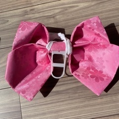 浴衣 帯 リボン 帯板 帯芯 ピンク 夏祭り 花火大会 和装 着物 華姿の画像