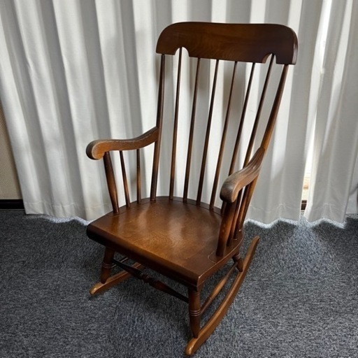 飛騨産業 キツツキマーク ロッキングチェア ウィンザーチェア 木製 揺り椅子 札幌