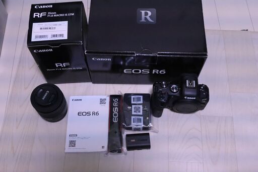 キヤノンEOSR6とRFレンズ