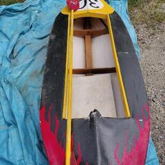 レジャー　手作りカヌーの画像