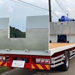 【I-0042】日野 レンジャー FE7JMA　H24年 増トン セルフローダー 積載クレーン 3段フックインラジコン 最大積載量7700kg 車検付の画像