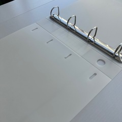 アスクル　A4 4つ穴ファイル　