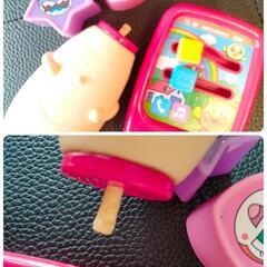 取り引き中！アンパンマンよくばりボックス　　　　&手押し車の画像