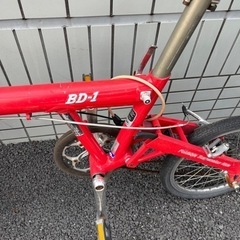 折りたたみ　自転車の画像