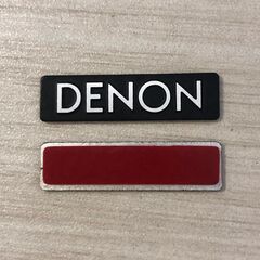 DENON デノン デンオン アルミ エンブレム プレート シル...