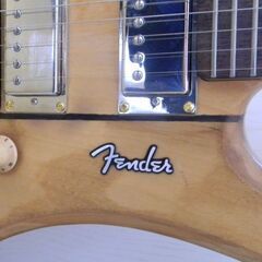 Fender フェンダー アルミ エンブレム プレート シルバー/ブラックの画像