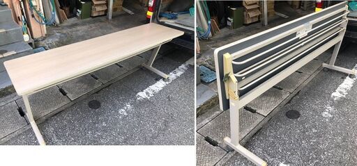 ｷｬｽﾀｰ付き会議ﾃｰﾌﾞﾙ￥10,000　残り1台
