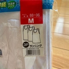 未使用紳士肌着、ランニング3枚セットの画像
