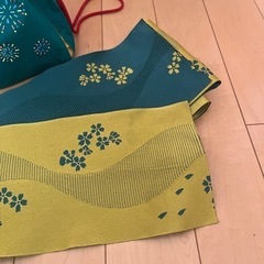 浴衣リバーシブル帯＆巾着の画像