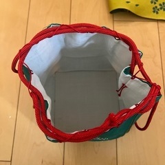 浴衣リバーシブル帯＆巾着の画像