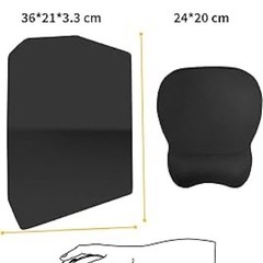 【新品未使用】マウスパッド リストレスト 在宅勤務 ゲーミングマウスパッド 手首 疲れにくいの画像