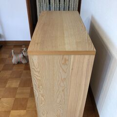 IKEAシェルフ　引き出し４つ付き棚の画像