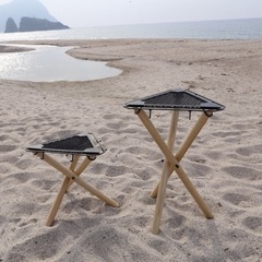 焚き火side stand(脚長バージョン)ビンテージカラー SOMABITO (ソマビト) ビンテージカラー 脚長バージョン 焚き火