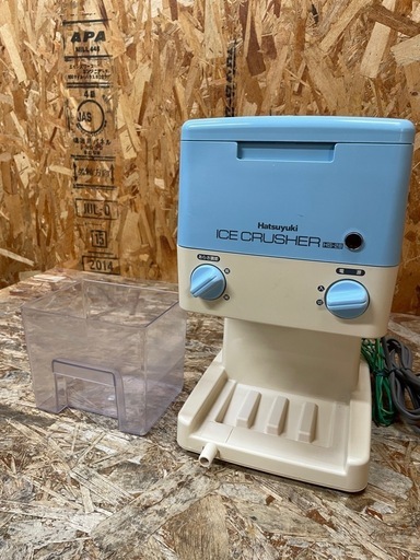 C(6549)電動アイスクラッシャー HS-28 Hatsuyuki ICE CRUSHER 中古品