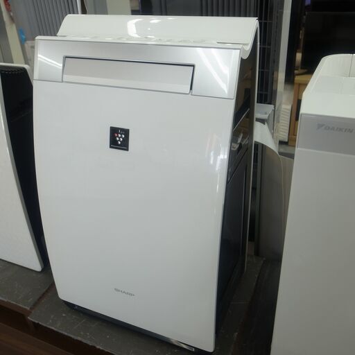 シャープ 加湿空気清浄機 2017年製 KI-GX75-W 【モノ市場半田店】158