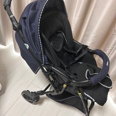 【美品】ピジョン ランフィリノンRB0L ネイビー A型ベビーカーの画像