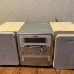 CD MD カセット コンポの中古が安い！激安で譲ります・無料で