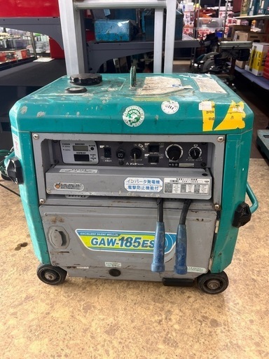 デンヨー エンジン溶接機 ウェルダー 溶接機 GAW-185ES 【10968013】