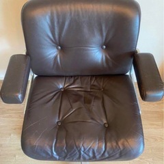 ジロフレックス giroflex パサール  本革 オフィスチェア 定価約35万の画像