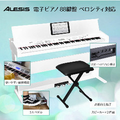 【引き渡し予定者決まりました】Alesis 88鍵盤 初心者向け 電子ピアノ ライトタッチ鍵盤の画像