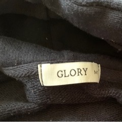 GLORY  半袖パーカー　サイズＭ　紺色の画像