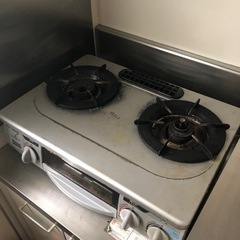 商談中ガスコンロ
