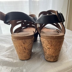 サンダル　黒の画像