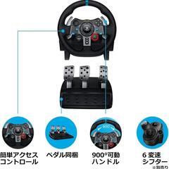 Logicool G USB ハンコン G29 グランツーリスモ7 動作確認済み PS5 PS4 PC ハンドル コントローラー の画像