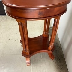 K2407-643 サイドボード 猫脚 天板背面汚れあり 中古の画像