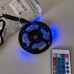 【新品】RGB 5050チップ LEDテープ 5m 非防水の画像