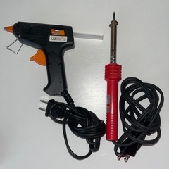 100均のグルーガンと白光20Wはんだごて