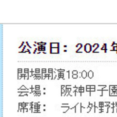 8月1日　阪神✖️巨人　阪神甲子園球場100周年　ライトスタンド...
