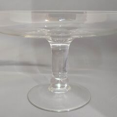 ガラスのコンポート皿　直径20ｃｍ　高さ13ｃｍ