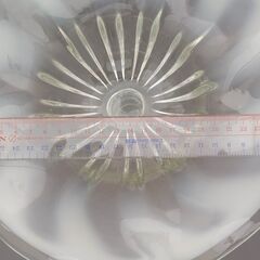 フラワー型コンポート皿　直径約27ｃｍ　高さ約18ｃｍの画像