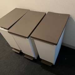 蓋つき分別ゴミ箱