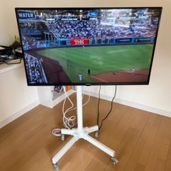 液晶テレビ 43型MAXZEN J43CH06 & テレビキャスター