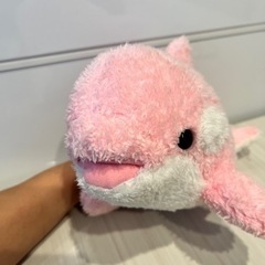 【美品】 鴨川シーワールド シャチ ピンク ぬいぐるみの画像