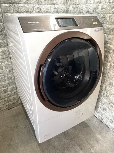 【美品】大阪送料無料★3か月保障付き★洗濯機★2017年★パナソニック★11kg★NA-VX9800L-N★S-168