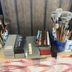 書道　　道具の画像