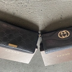 グッチ　腕時計　長財布セットの画像