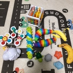 知育玩具セット　お風呂玩具も