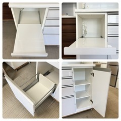 超美品‼️】定価39万♪ 高級 松田家具 157cm幅キッチンボード 食器