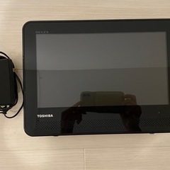 TOSHIBA REGZA 防水対応ポータブルDVD SD-P100WPの画像