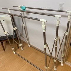 洗濯物干し　部屋干し　3連　