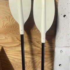 カヤックやサップなどにダブルパドルの画像