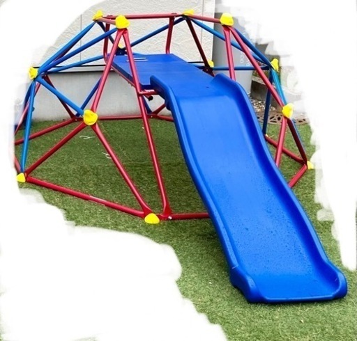 ジャングルジム　滑り台