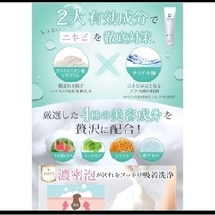 新品未使用未開封品です❣️薬用 ニキビ ケア Acno care wash （アクノ ケア ウォッシュ） 洗顔 フォーム 濃密泡 石けん ニキビ ニキビ跡 徹底対策 医薬部外品 100g (1個 洗顔ネットつき ️❣️の画像
