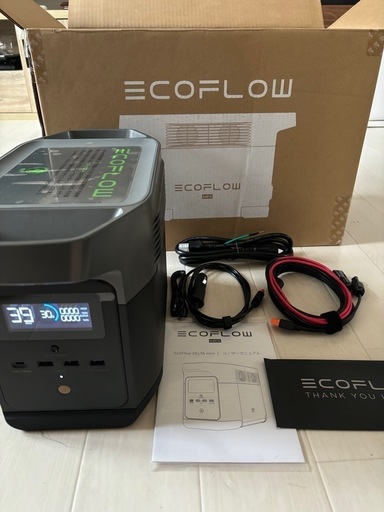 決まりました、ほぼ新品エコフローDELTA mini